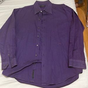 Purple Versace dress shirt